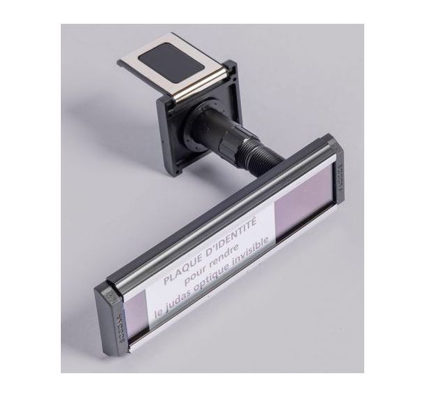 Juda optique VIZER 170° noir avec porte étiquette