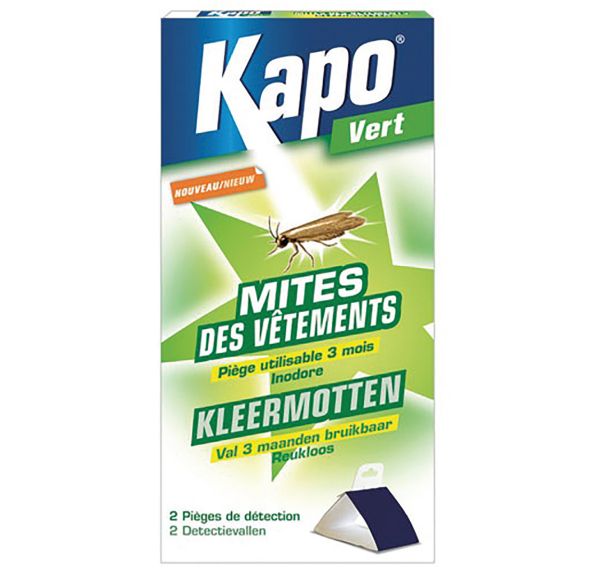 Kapo pièges à mites pour vêtements étui de 2
