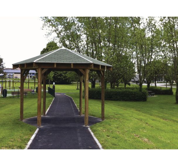 Kiosque hexagonal Boisdexter
