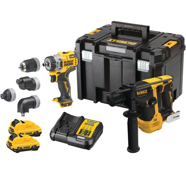 Kit 2 outils XR 12V 3Ah +2 batteries +chargeur