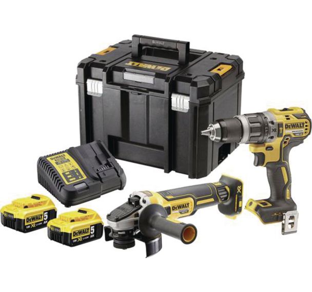 Kit 2 outils XR 18V 5Ah-Li-Ion Brushless DCK2080P2T-QW