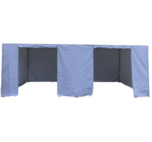 Kit 3 murs + 2 portes pour stand pliant Plume 3 x 6 m