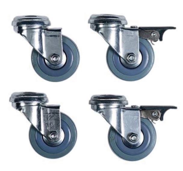 Kit 4 roulettes pour poubelle Citwin premium - essentiel