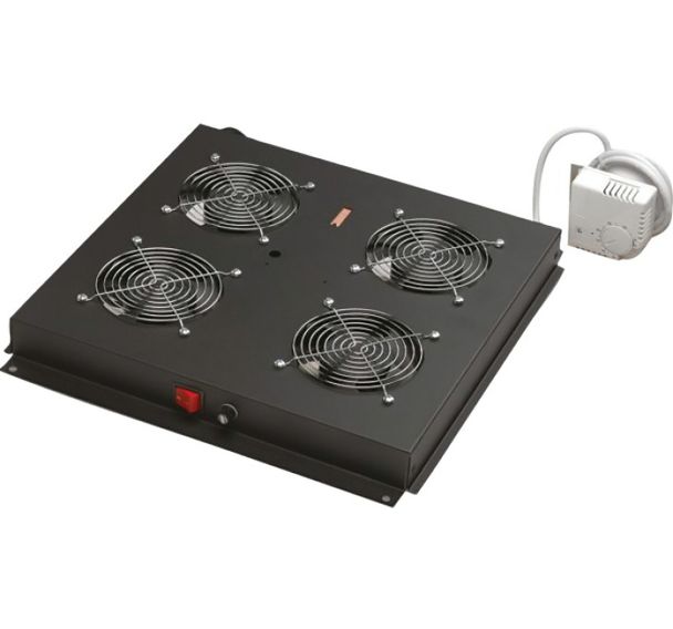 Kit 4 ventilateurs avec thermostat, fixation toit - Ekivalan
