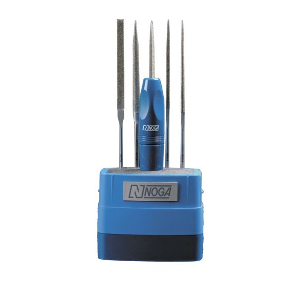 Kit 5 limes diamant + manche, Réf: NYT3300, Utilisation: Limage