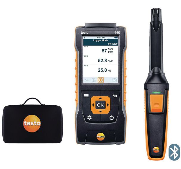 Kit CO2 avec Bluetooth® - Testo 440