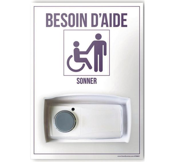 Kit Carillon d'appel UNIK n 2 besoin d'aide vertical