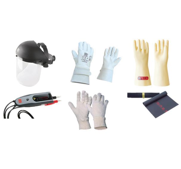 Kit EPI de vérification d'absence de tension électrique BT