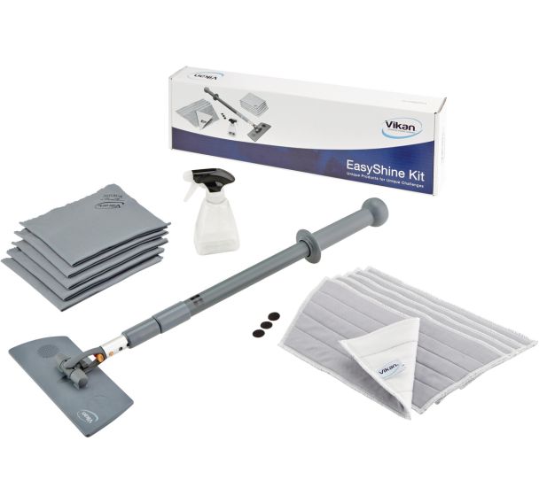 Kit Easyshine avec support pour mop souple, Grise