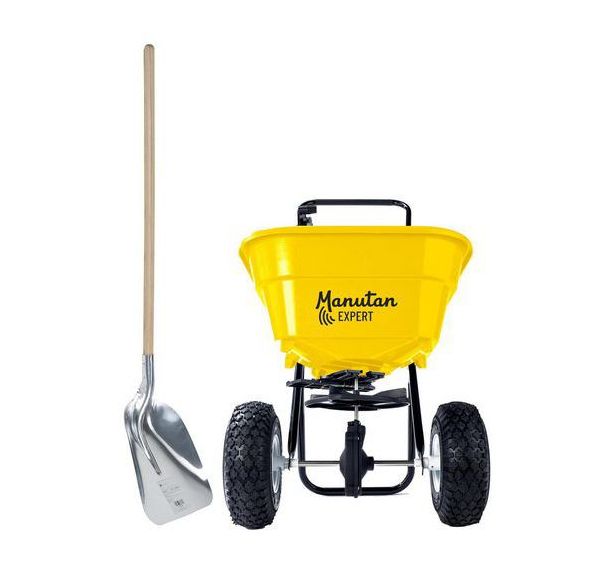Kit : Epandeur pneumatique 30L + Pelle à neige aluminium