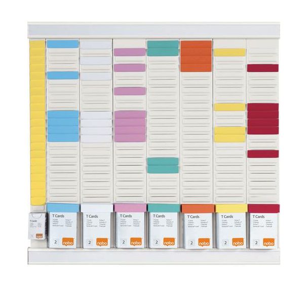 Kit à fiche T 7 colonnes indice 2 24 fentes blanc