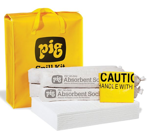 Kit absorbant portable hydrocarbures
