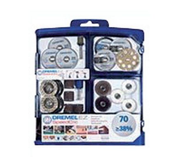 Kit accessoires multi-usages pour Dremel - 70 pièces