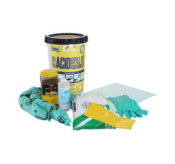 Kit anti-pollution pour acides de batterie