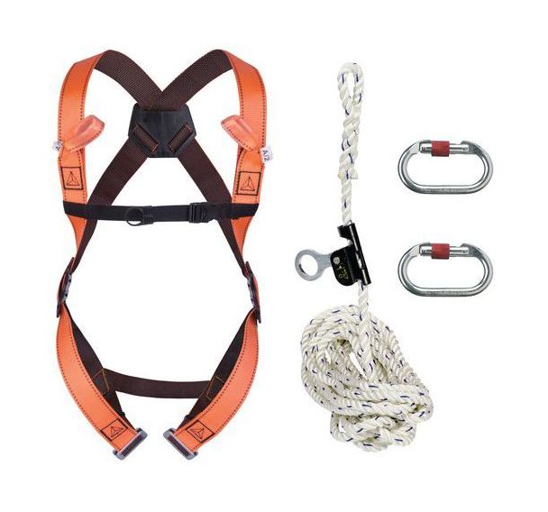 Kit antichute harnais 2 points -Taille Réglable S / M / L