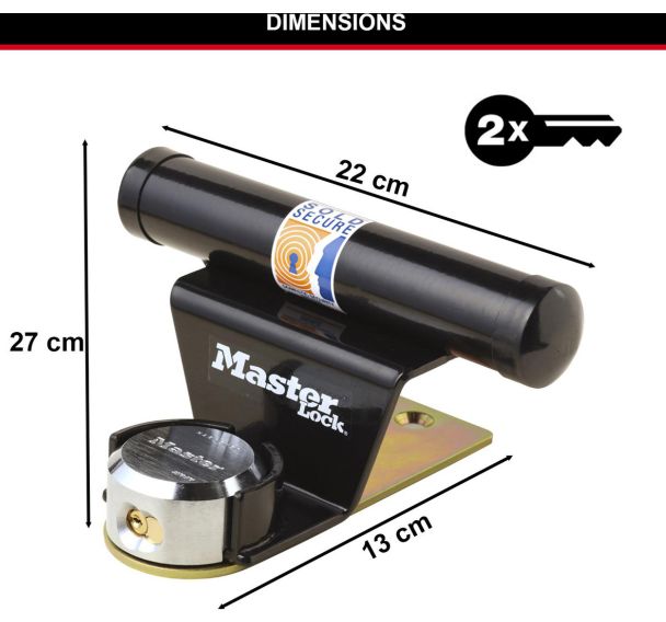 Kit antivol pour porte de garage 1488EURDAT- Master Lock