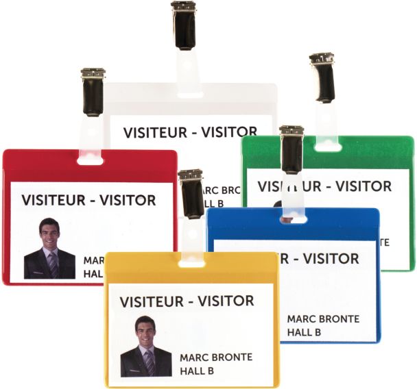 Kit badge visiteur - PVC - Djois Made By Tarifold