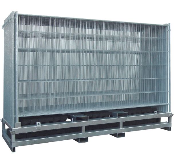 Kit clôture avec traverse de stockage/transport