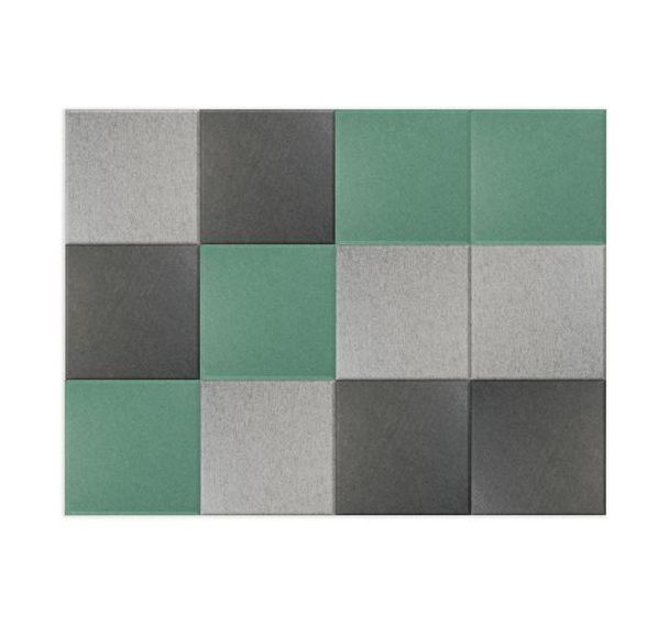Kit combiné 12 dalles murales feutre PET acoustique - Smit Visual