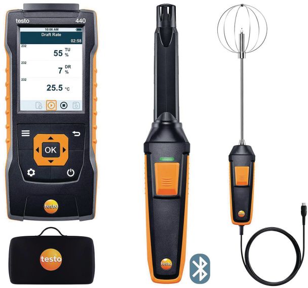 Kit confort thermique avec Bluetooth® - Testo 440