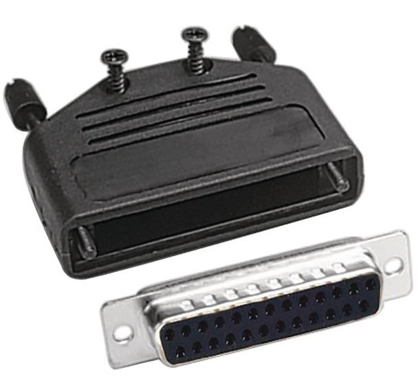 Kit connecteur à souder + capot - SUBD25 F