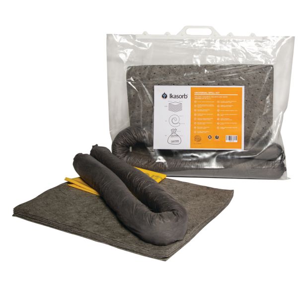 Kit d'absorbant universel en sac 15.1 L - Ikasorb