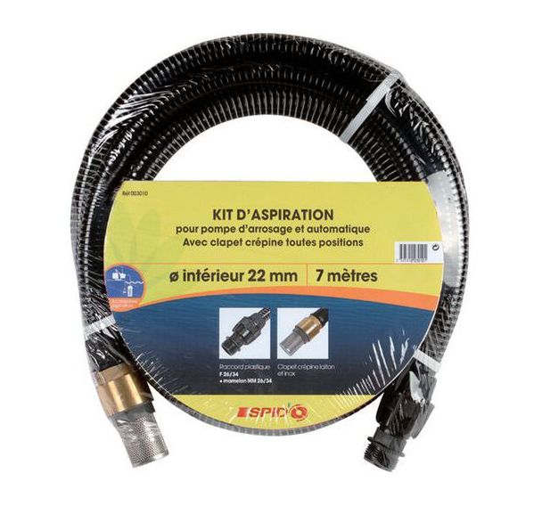 Kit d'aspiration pour pompe d'arrosage