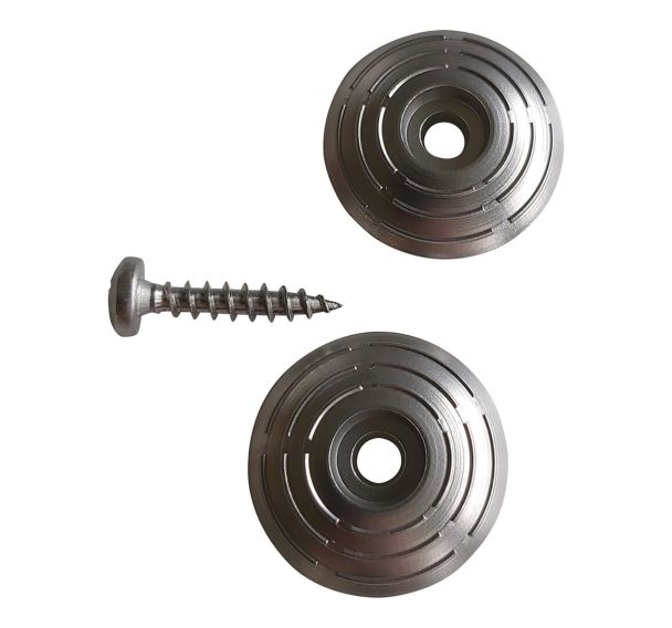 Kit de 200 pastilles podotactiles à visser inox 304