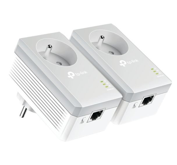 Kit de 2 CPL AV 600 Mbps avec prise intégrée - TP-Link