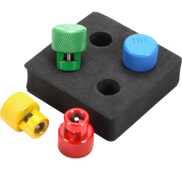 Kit de 4 bouchons pour valves tpms