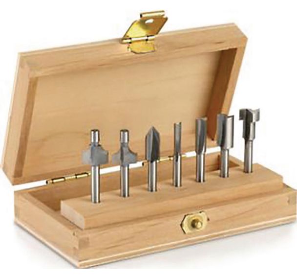 Kit de 7 fraises à defoncer multi-usage