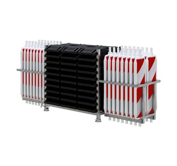 Kit de balises type 60-Avec film RA2/B-Deux faces-Hachuré