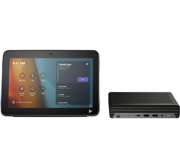 Kit de base G9+ HP Mini IP Conference PC MTR avec TC10