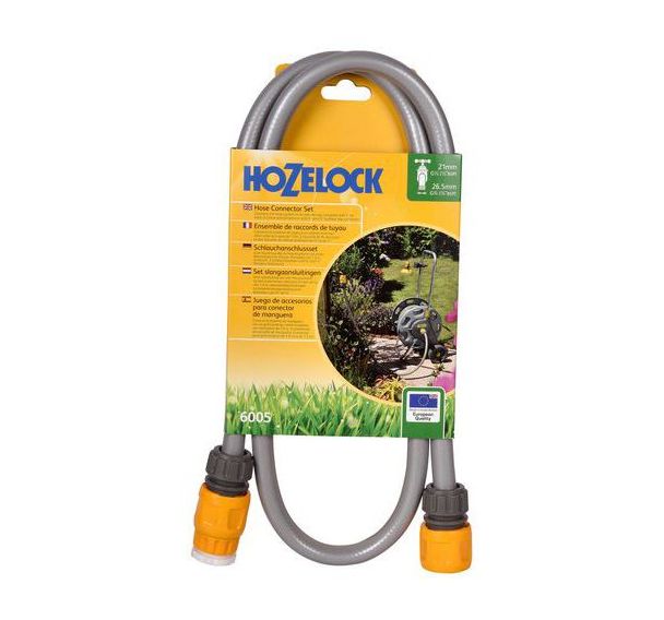 Kit de branchement d'arrosage pour raccorder dévidoir et robinet