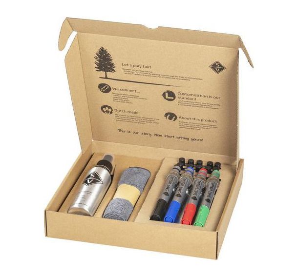 Kit de démarrage magnétique Deluxe pour tableaux blancs - Smit Visual