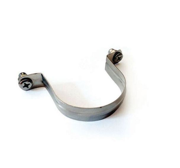 Kit de fixation au poteau Inox brossé - 60 mm