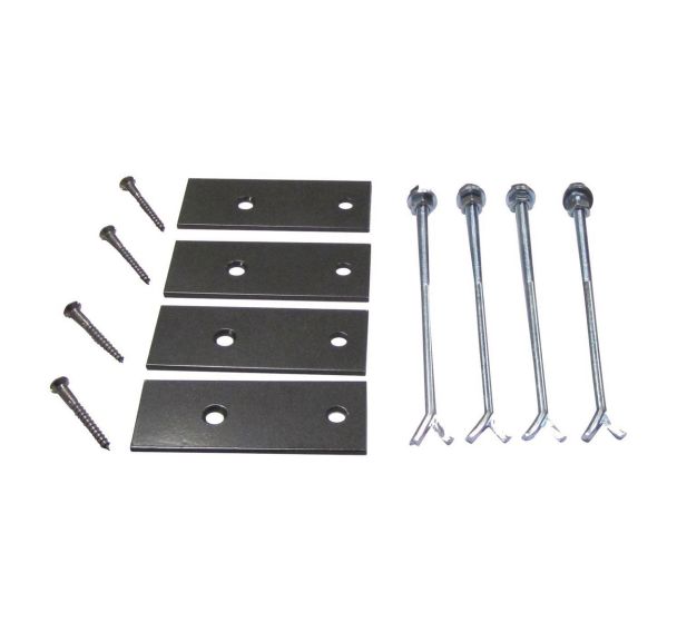 Kit de fixation tables-bancs bois et bancs bois et métal