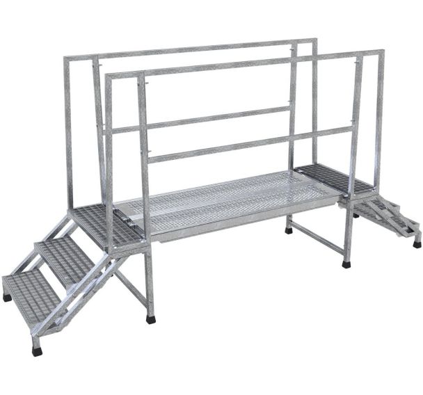 Kit de marches accès avec système de madriers - Schake