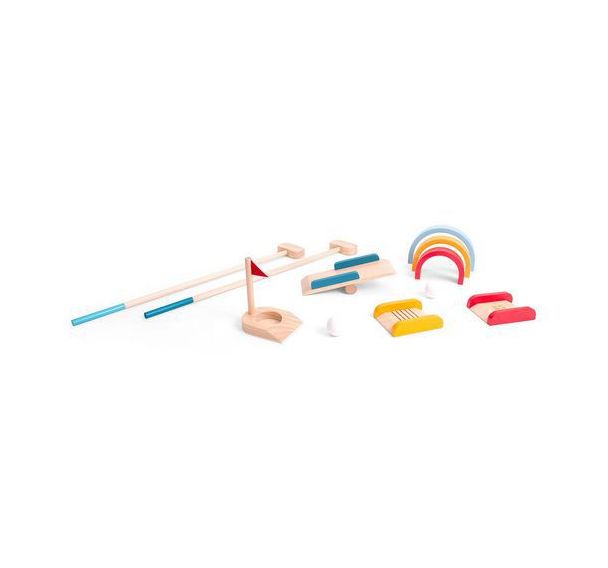 Kit de mini-golf en bois - BS TOYS