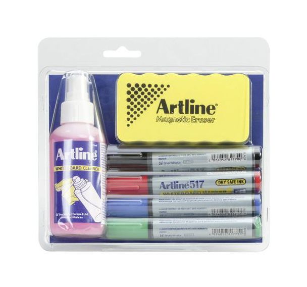 Kit de nettoyage pour tableaux blanc - Artline
