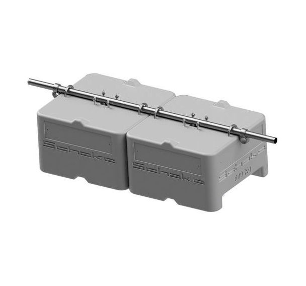 Kit de poids en béton côte à côte