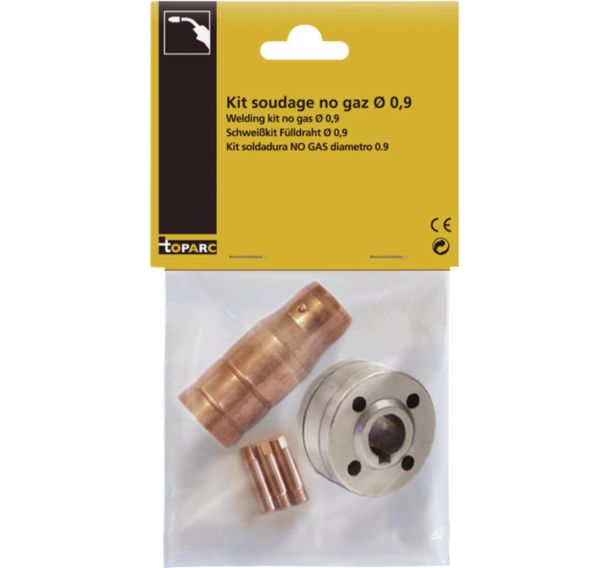 Kit de soudage sans gaz pour fil fourré de diamètre 0,9 / 1,0mm