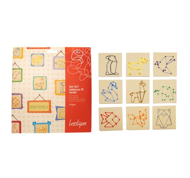 Kit de string art ORIG'ANIMALS - 10 pcs