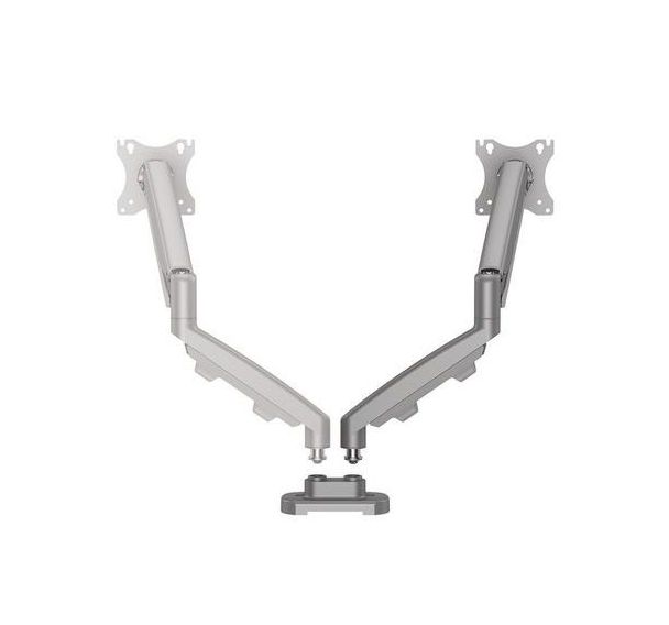 Kit de transformation bras porte-écran simple à double Gris
