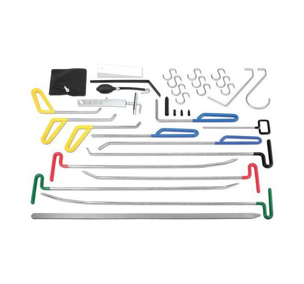 Kit de tringles et outils de débosselage sans peinture