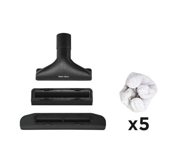 Kit lave-vitre vapeur et aspiration pour nettoyeurs vapeur Polti MV