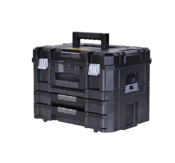 Kit mallette avec mallette 2 tiroirs Tstak - Stanley