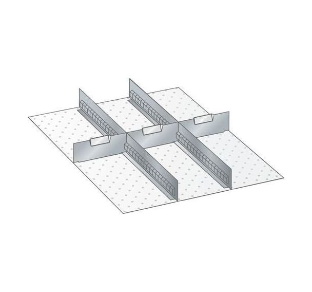 Kit matériel subdivision 27x36E (LxPxH) 459x612x75mm -Lista