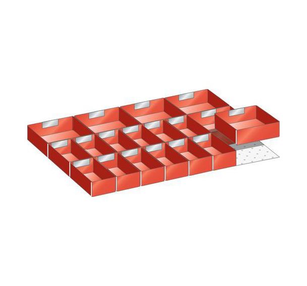 Kit matériel subdivision 27x36E (LxPxH) 612x459x50mm -Lista