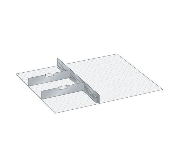 Kit matériel subdivision 36x36E (LxPxH) 612x612x200mm-Lista